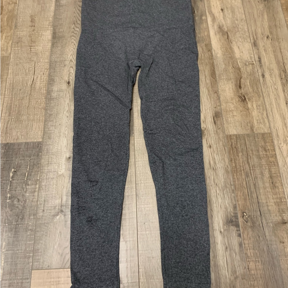 Spanx Grey Seamless Leggings Size XL